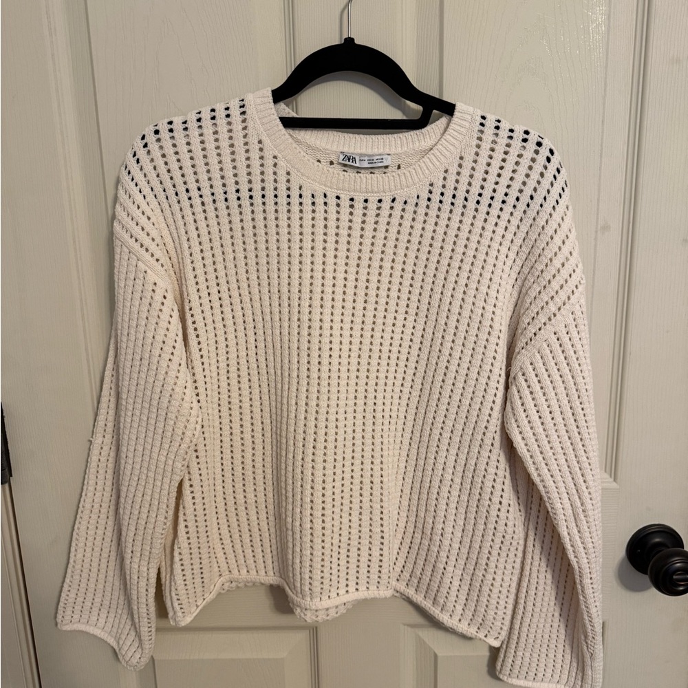 Zara Women's Crochet Sweater